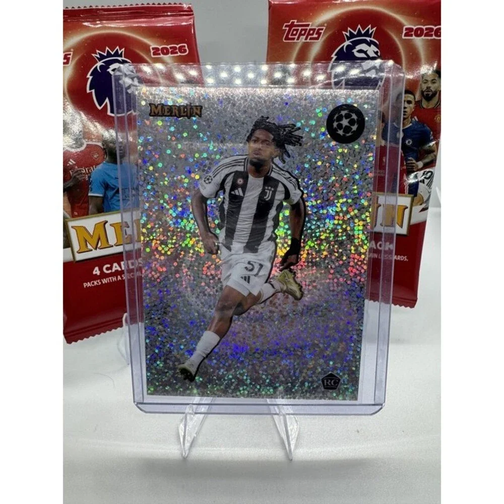 Samuel Mbangula RC The Shiny SSP Juventus Turin Topps Merlin UEFA 2024-25
